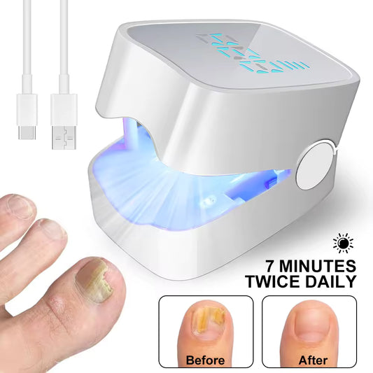 Nail Fungus Laser Treatment Device | Toenail &amp; Fingernail Care Solution (With Manicure Set Gift)