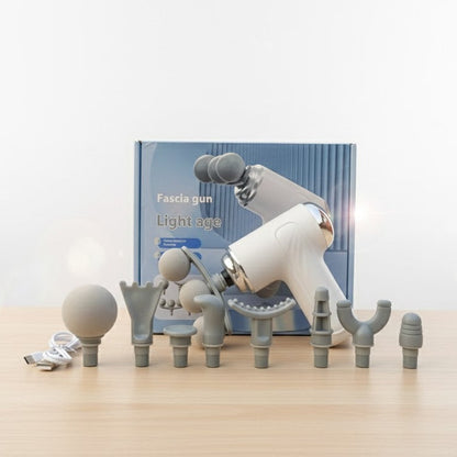 Fascial Light Age 3-Head Professional Massager Gun | Full Body Relaxation Solution