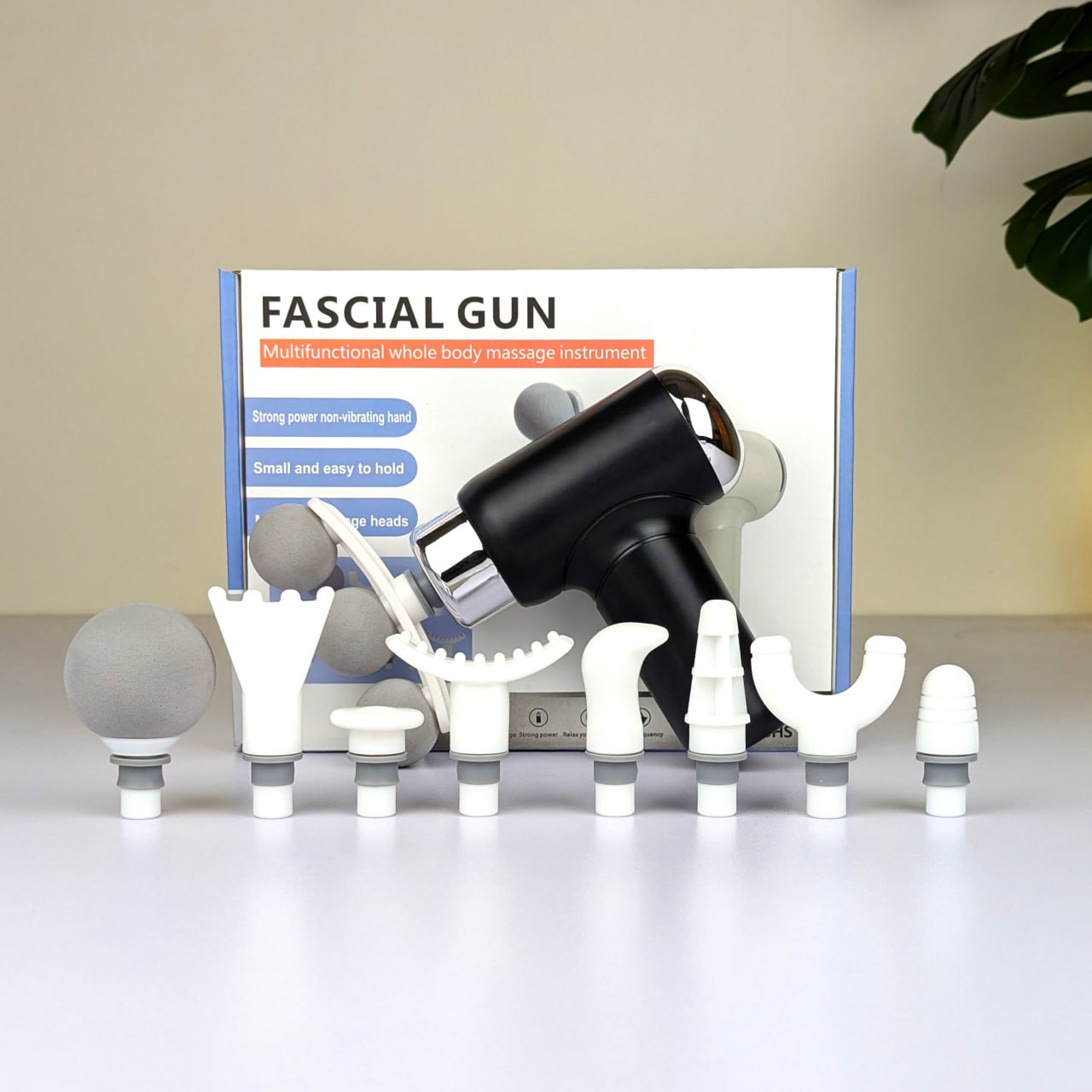 Fascial Light Age 3-Head Professional Massager Gun | Full Body Relaxation Solution